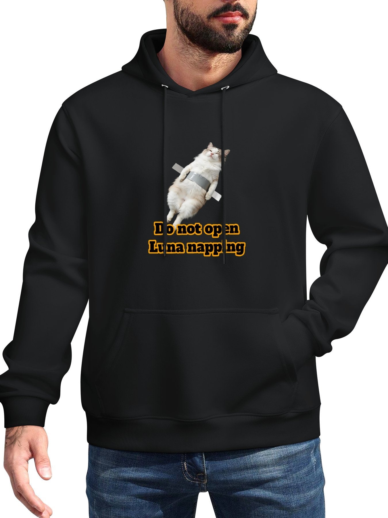 Hoodie (Mid-weight) - Front Print Custom Pet Design Styles – Funny, Artistic, Cartoon, Role-playing